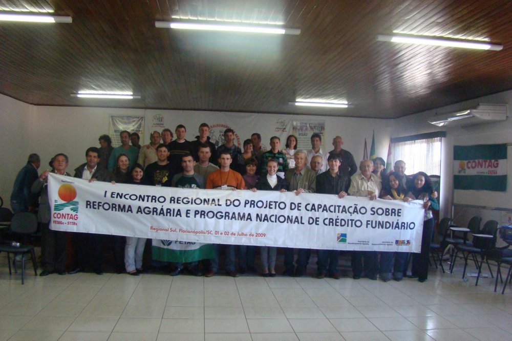 Capa foto Seminario Reforma Agrária - SC