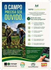Ilustração em miniatura da áudio Para quem vive e trabalha no campo, voto consciente também faz diferença