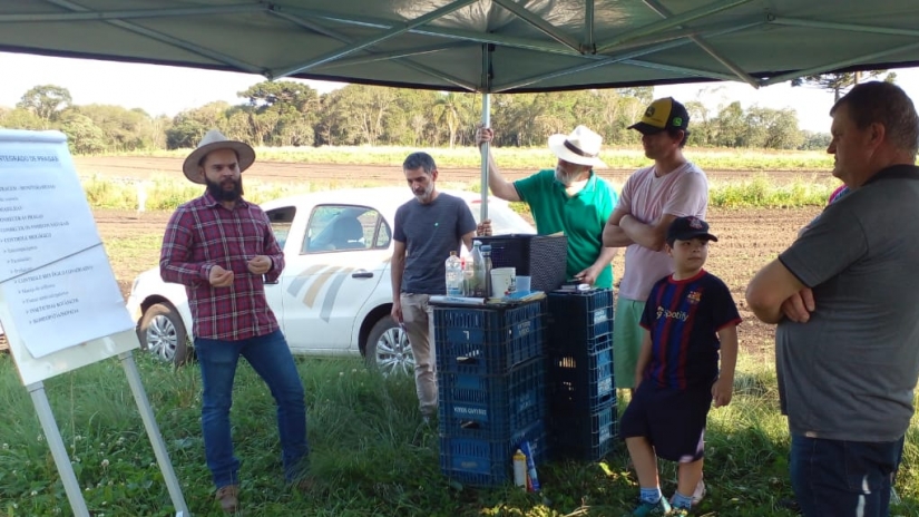 Fetaep apoia Tarde de Campo de Produção Orgânica em São José dos Pinhais