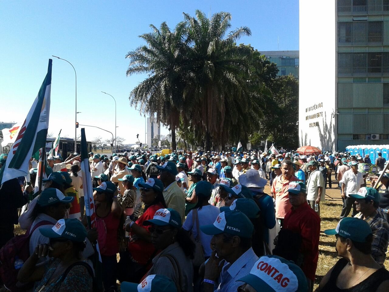 Capa foto Trabalhadores rurais contra a Reforma da Previdência  - Brasília