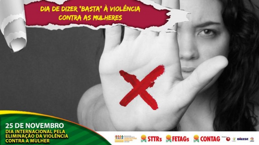 Hoje é o Dia Internacional pela Eliminação da Violência contra a Mulher